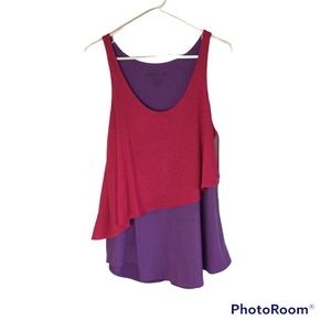 Faded Glory Asymmetric Top Size Large